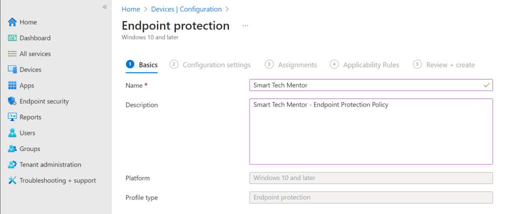 image-8-1024x428 How to Use Intune to Manage and Deploy Windows Defender and Firewall